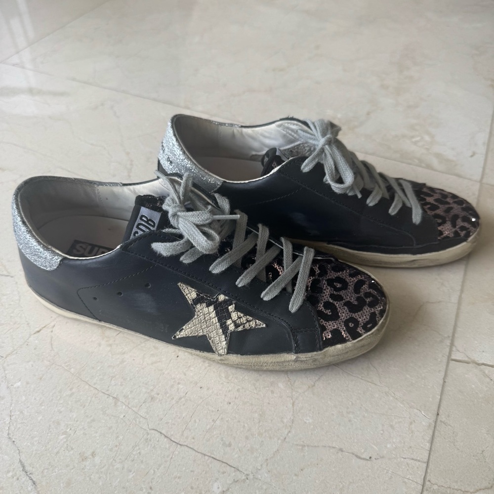Golden Goose Black Neiman Marcus exclusive Size 8